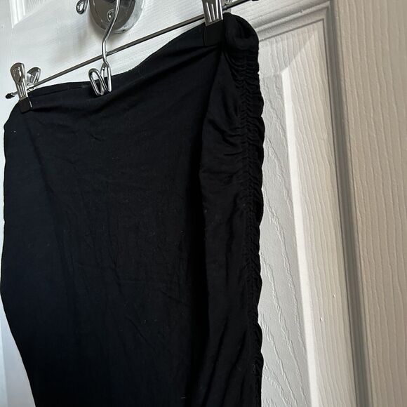 Hatch Skirt Milo Black Stretch Comfort Maternity Jersey Soft Bodycon Midi Size 2 - Picture 3 of 9